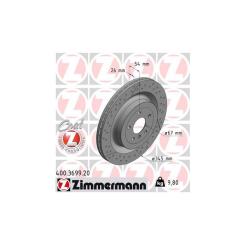 Тормозной диск ZIMMERMANN 400.3699.20 Фото