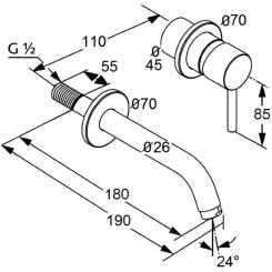 Смеситель KLUDI Bozz Фото 1