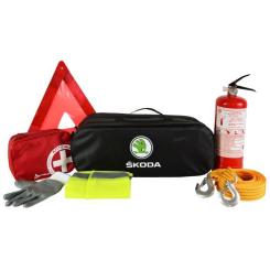 Набор техпомощи Poputchik Skoda легковий чорний Фото