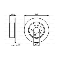 Тормозной диск Bosch 0 986 478 199 Фото 4