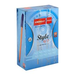 Ручка шариковая Unimax Style G7, синяя Фото 2