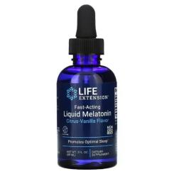Антиоксидант Life Extension Мелатонін рідкий, швидкодіючий з цитрусово-ваніль Фото