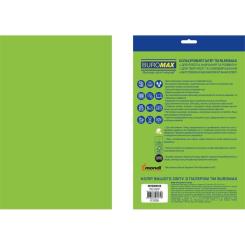 Бумага Buromax А4, 80g, INTENSIVE green, 20sh, EUROMAX Фото 1