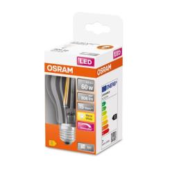 Лампочка Osram LEDSCLA60D 7W/827 230V FIL E27 10X1 Фото 3
