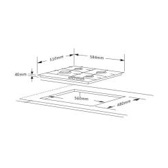 Варочная поверхность Interline HGG 764 FGT BA Фото 10