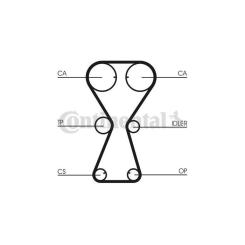 Ремень ГРМ CONTITECH CT826 Фото
