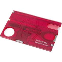 Мультитул Victorinox SwissCard NailCare Transparent Red Фото 4