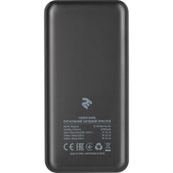Батарея универсальная 2E 20000mAh, PD+QC 3.0 18W, black Фото 2