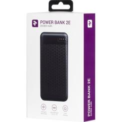 Батарея универсальная 2E 20000mAh, PD+QC 3.0 18W, black Фото 5