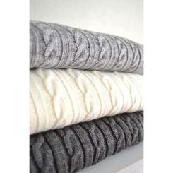 Плед Прованс Soft косы Серый 220х240 см Фото 2