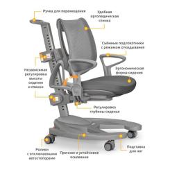 Детское кресло Mealux Galaxy Gray Фото 1