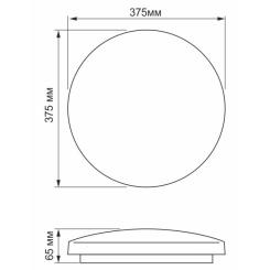 Светильник TITANUM LED 32W 5000K Звездное небо Фото 2