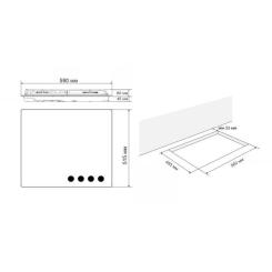 Варочная поверхность Eleyus IMPREZA 60 BL CF Фото 8