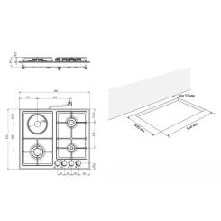 Варочная поверхность Eleyus BRAVO 60 IS H1 CF Фото 9