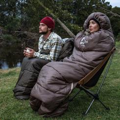 Спальный мешок Naturehike U350 NH20MSD07 Hollow Cotton Left Brown Фото 2