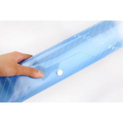 Папка - конверт Comix А4, прозрачная красная Фото 1