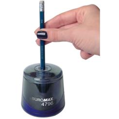 Точилка Buromax автоматическая с контейнеров Синяя Фото 2