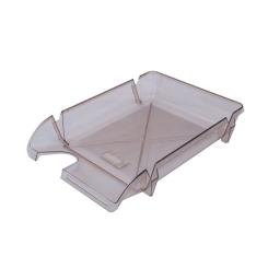 Лоток для бумаг Арника горизонтальный КОМПАКТ, дымчатый Фото