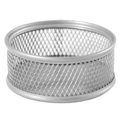 Подставка для скрепок Buromax металлическая, серебристая Фото