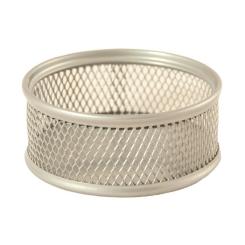 Подставка для скрепок Buromax металлическая, серебристая Фото 1