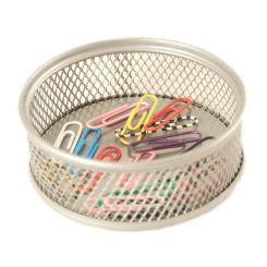 Подставка для скрепок Buromax металлическая, серебристая Фото 2