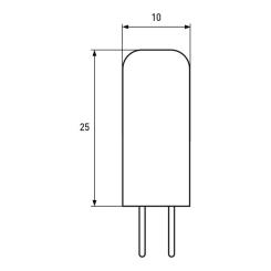 Лампочка Eurolamp LED силикон G4 2W 4000K 12V Фото 2
