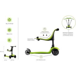 Самокат Miqilong Alamo Зелений Фото 8