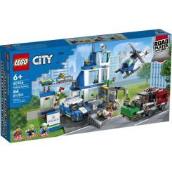 Конструктор LEGO City Полицейский участок 668 деталей Фото