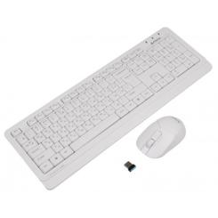 Комплект A4Tech FG1012 Wireless White Фото 1