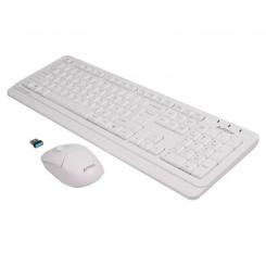Комплект A4Tech FG1012 Wireless White Фото 2