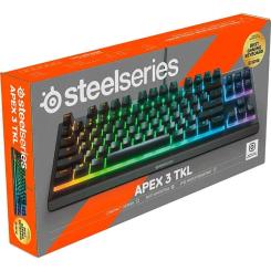 Клавиатура SteelSeries Apex 3 TKL UA USB Black Фото 10
