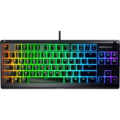 Клавиатура SteelSeries Apex 3 TKL UA USB Black Фото