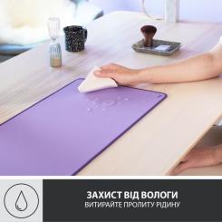 Коврик для мышки Logitech Desk Mat Studio Series Lavender Фото 2