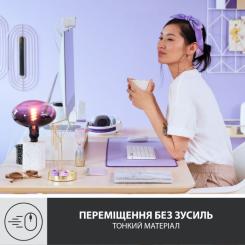 Коврик для мышки Logitech Desk Mat Studio Series Lavender Фото 4