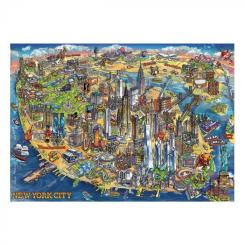 Пазл Educa Карта Нью-Йорка 500 елементов Фото 1