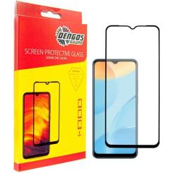 Стекло защитное Dengos Full Glue для Oppo A55 (black) Фото