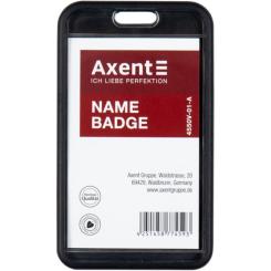 Бейдж Axent чехол SoftTouch матовый, 54х85мм, черный Фото
