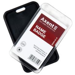 Бейдж Axent чехол SoftTouch матовый, 54х85мм, черный Фото 3