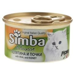 Консервы для кошек Simba Cat Wet телятина 85 г Фото