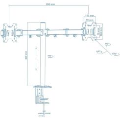 Кронштейн Walfix DM-400B Фото 1