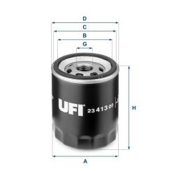 Фильтр масляный UFI 23.413.00 Фото