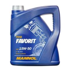 Моторное масло Mannol FAVORIT 4л 15W-50 Фото
