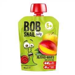 Детское пюре Bob Snail Улитка Боб Яблоко-манго 90 гр Фото