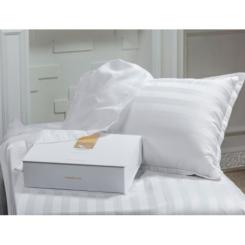 Постельное белье MirSon Сатин Premium-страйп Royal Pearl 200х220 Фото