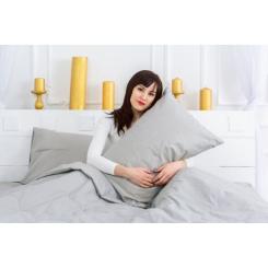 Одеяло MirSon антиаллергенное Летнее BamBoо №2376 Light Gray 140 Фото 4