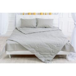 Одеяло MirSon шерстяное Летнее 2388 Light Gray 200x220 Фото