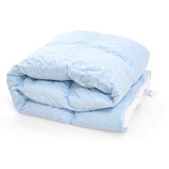 Одеяло MirSon пуховое 1858 Bio-Blue 70 пух Зима+ 220x240 Фото