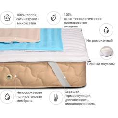 Наматрасник MirSon Valentino тенсел (Modal) Waterproof 317/1 80x160 с Фото 1