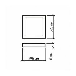 Светильник Eurolamp LED-Panel-40/50(110)(2) Фото 1