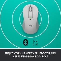 Мышка Logitech Signature M650 Wireless for Business Off-White Фото 2